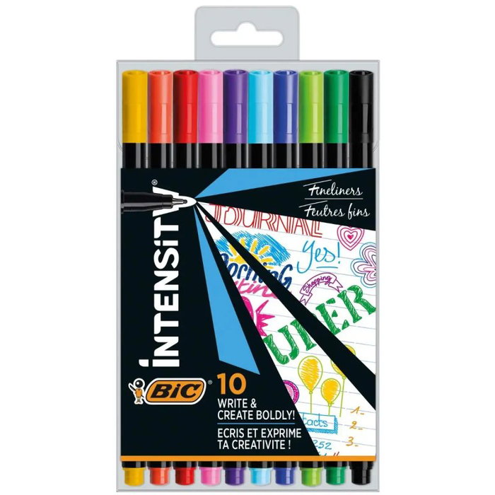 Bic Intensity Fine Colores Surtidos Pack de 10 Bic Intensity Fine Colores Surtidos Pack de 10